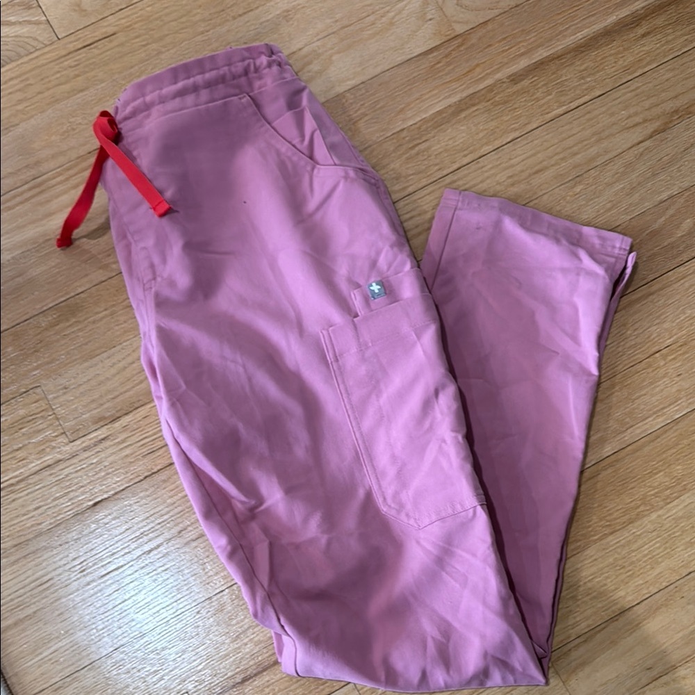 Figs Yola Pink Scrub Pants